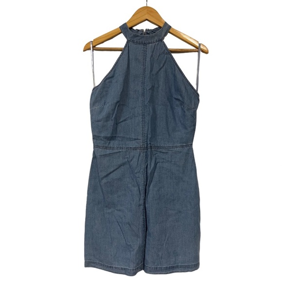 Dresses & Skirts - Denim Halter Neck Dress